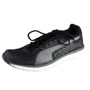 PUMA‎ Women Sz 8 M Black Lace Up Running Mesh Shoe